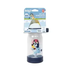 The First Years Bluey 12oz Sip & See Toddler Water Bottle with Floating Charm