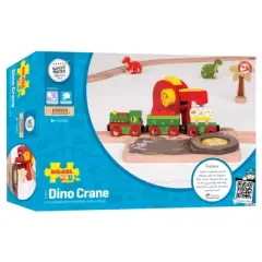Bigjigs Rail Dino Crane Wooden Railway Train Set Accessory