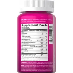 Pink Vitamins Vibrant Prenatal Multivitamin + DHA Gummies - Natural Berry - 60ct