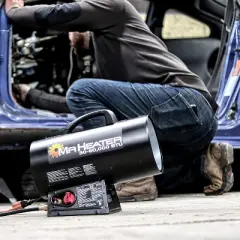 Mr. Heater MH60QFAV Portable Outdoor 60,000 BTU Forced Air Propane Shop Heater