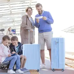 KTMBDW 28 Inch Hardside Luggage with 360&deg; Spinner Wheels - Scratch Resistant Hardshell, TSA Lock, Expandable for Lightweight Travel