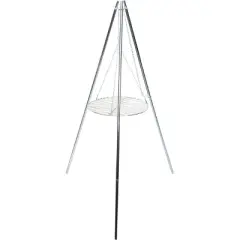Coghlan's Tri-Pod Grill and Lantern Holder, Adjustable Height, Campfire Cookouts