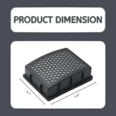 Nispira K3010 HEPA Filter Replacement for Kenmore Intuition Bagged and AllergenSeal Bagless Upright Vacuum BU4018 BU4020 Vacuum Cleaner. 2 Packs