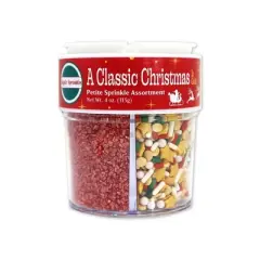 Mystic Sprinkles A Classic Christmas in Gold Petite Sprinkle Assortment 4oz