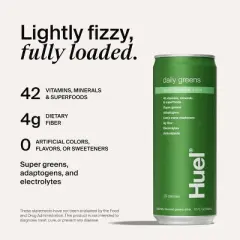 Huel RTD Daily Greens Apple Cucumber Mint Drink - 12 fl oz