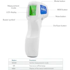 Alertcare Non-contact Infrared Forehead Thermometer