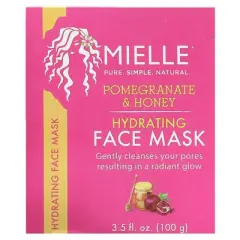 Mielle Hydrating Face Beauty Mask, Pomegranate & Honey, 3.5 fl oz (100 g)
