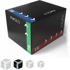 ER KANG 3-in-1 Foam Plyometric Box &ndash; Soft Jump Box with Solid Wood Core, High-Density Foam and Non-Slip Cover &ndash; No Assembly Required