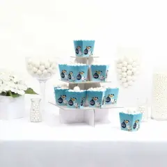 Big Dot of Happiness Boy Special Delivery - Party Mini Favor Boxes - Blue It's a Boy Stork Baby Shower Treat Candy Boxes - Set of 12