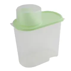 Unique Bargains Plastic Family Kitchenware Sugar Rice Food Storage Box 1.9L 1 Pc