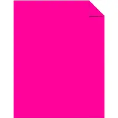 Astrobrights Card Stock, 8-1/2 x 11 Inches, Fireball Fuchsia, Pack of 250