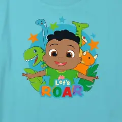 Girl's Cocomelon Let's Roar Cody Crop Top T-Shirt