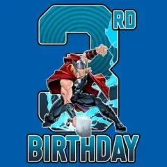 Toddler's Marvel 3rd Birthday Thor T-Shirt