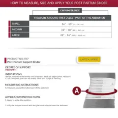 OTC Belly Binder Post-Partum and C-Section Support, Abdominal Pad, Postnatal Wrap, Compression Brand