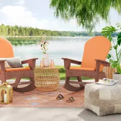 7'x10' Bright Moroccan Rectangular Tapestry Woven Outdoor Area Rug Coral Orange - Opalhouse&trade;