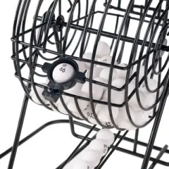 Toy Time Complete Bingo Set With Tumbler Cage and Accessories