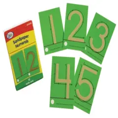 Didax Tactile Sandpaper Numbers Cards