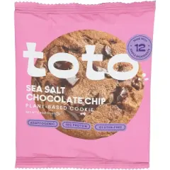 Toto Foods Cookie Sea Salt Chocolate Chip -2.5 oz (Case of 10)