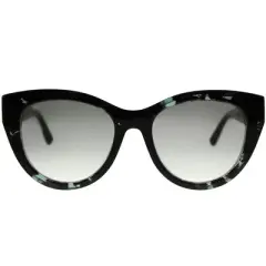 Jimmy Choo Chana/S 676 Womens Cat-Eye Sunglasses Transparent Green Havana 52mm