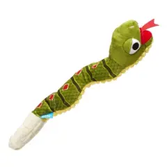 Bark Multicolored Plush Snake Dog Toy 1 pk (Case of 3)