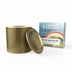 Tecnocap Anchor Hocking Regular Mouth Canning Lid 12 pk (Case of 24)