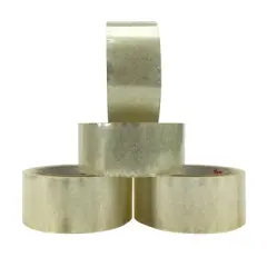 UOFFICE 2" x 110Yds, 1.9 Mil, 12 Rls/Pack, Clear Acrylic Packing Tape