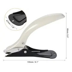 Unique Bargains Durable Heavy Staplers Removal for Office Home Business Black&White 1 Pc