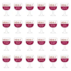 Big Dot of Happiness Drink If Game - But First, Wine - Wine Tasting Party Game - 24 Count
