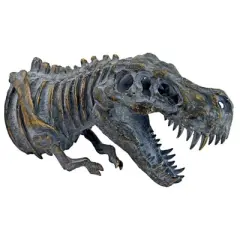 Design Toscano Bones of the Dinosaur T-Rex Skeleton Wall Sculpture
