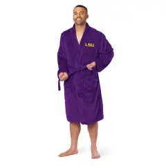Louisiana State University Tigers NCAA L/XL Silk Touch Bathrobe 26x47 Inches