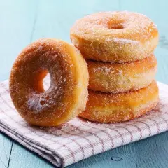 Nordic Ware Silver Donut Pan: Nonstick Carbon Steel Doughnut Mold, Oven-Safe Baking Tray, Hand Wash, 5-Year Warranty