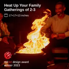 East Oak 17" Smokeless Round Outdoor Fire