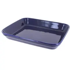 Blue Rose Polish Pottery 371 Zaklady Medium Rectangular Baker