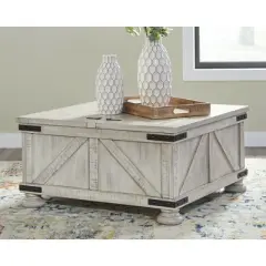Signature Design by Ashley Casual Carynhurst Coffee Table  Whitewash