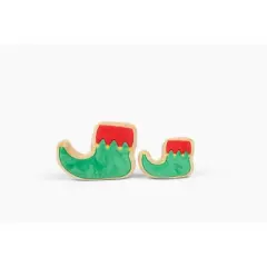 Midlee Elf Shoe Sugar Cookie Dog Toy