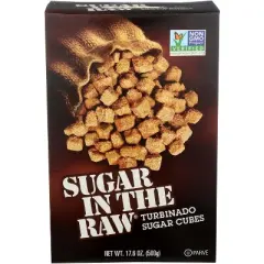 In the Raw Sugar Cubes Turbinado - Pack of 12 - 17.6 oz