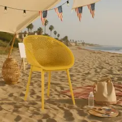 Gulches 2-Pack Modern Lounge Chairs &uml;C Indoor/Outdoor All-Weather, Lightweight for Patio, Beach, Living Room, 300lbs Capacity