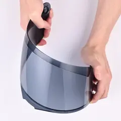 Motorcycle Helmet Visor Replacement Wind Shield for AHR RUN-F Full Face Helmet Black