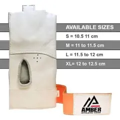 Amber Fight Gear Leather Hand Hammer Throw Glove - The Ideal Glove for Hammer Throwers, Experience Comfort and Control