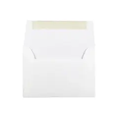 JAM Paper A7 Invitation Envelopes 5.25" x 7.25" White Bulk 500/Box 73767D
