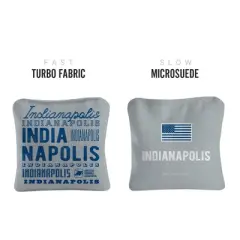 Gameday Indianapolis Football Synergy Pro Gray Cornhole Bags (Set of 4)