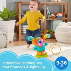 Fisher-Price DJ Bouncin&rsquo; Beats Electronic Baby & Toddler Learning Toy With Bouncing Action