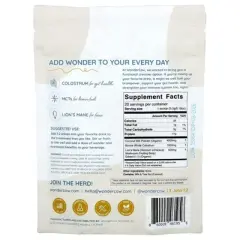 Wondercow WonderCream, Colostrum Creamer, Unsweetened, 3.88 oz (110 g)