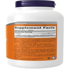 Double Strength L-Lysine 1,000 mg by Now Foods  -  250 Tablet