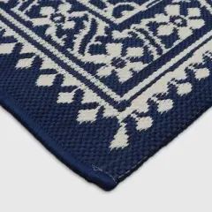 Tapestry Outdoor Rug Blue - Threshold