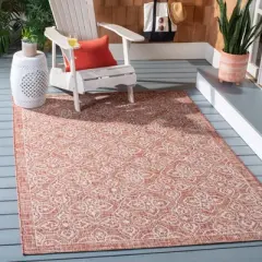 Courtyard CY8066 Power Loomed Indoor/Outdoor Area Rug  - Safavieh
