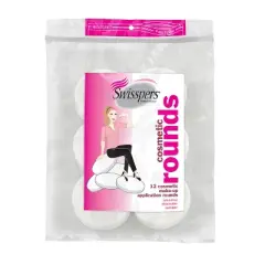 Swisspers - Cosmetic Makeup Rounds, 12 Ct