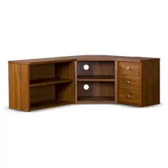 Commodore TV Stand for TVs up to 55" Brown - Baxton Studio
