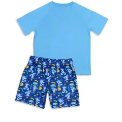 Nickelodeon Toddler Boy's Blue's Clues Smile Blue Sleep Pajama Set Short Blue