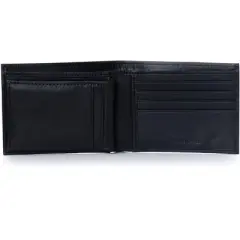 Alpine Swiss Mens RFID Blocking Leather Multi Card High Capacity Bifold Wallet